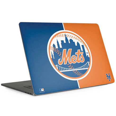 MLB New York Mets Split MacBook Skins